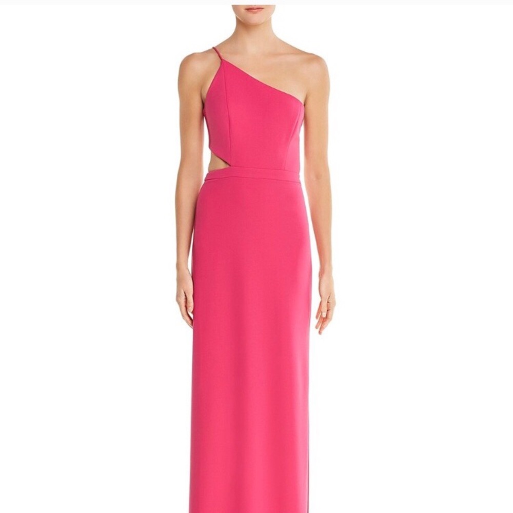 Aidan by Aidan Mattox maxi pink dress